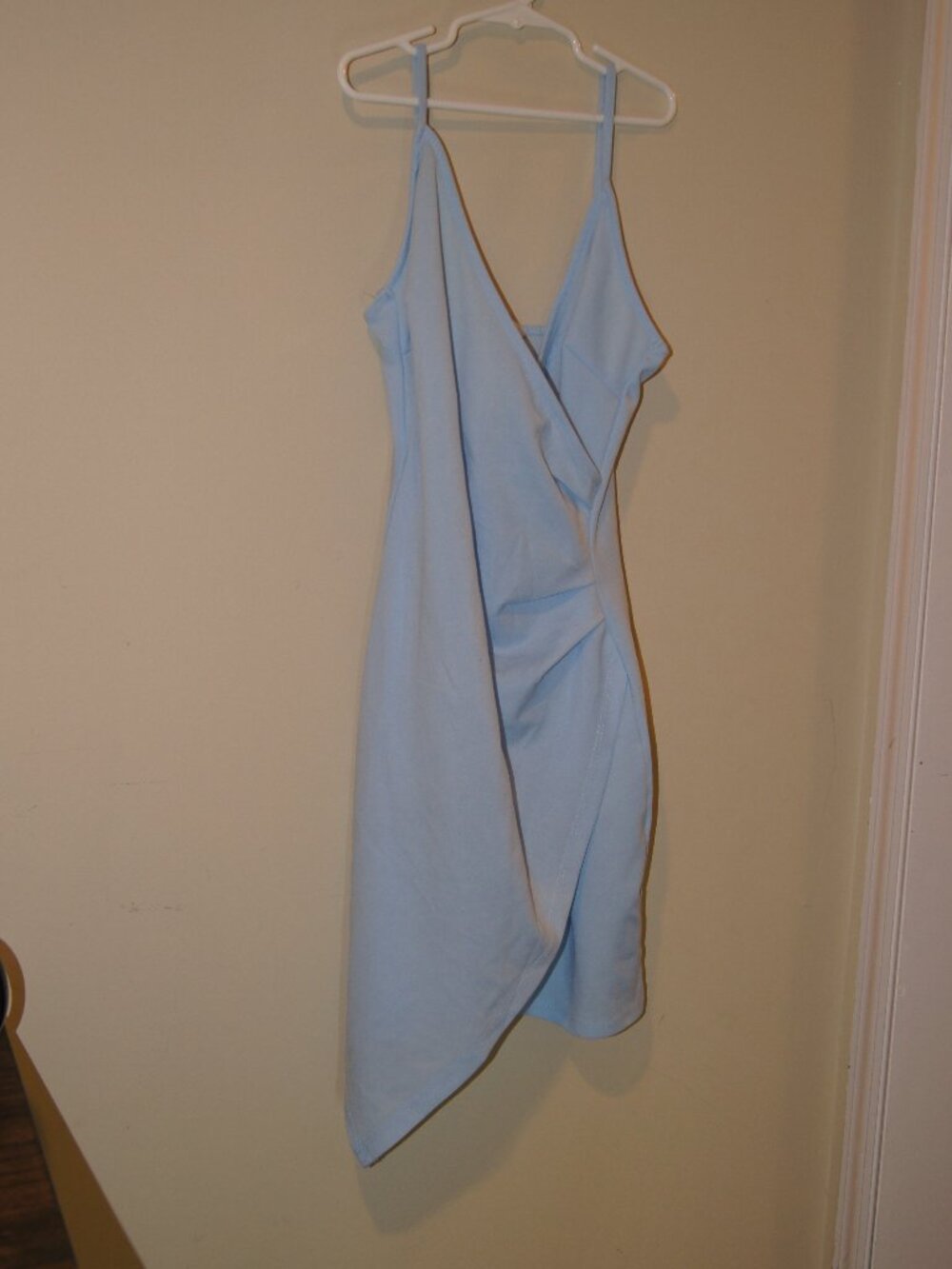 Dress - Light Blue Draped Camisole Top